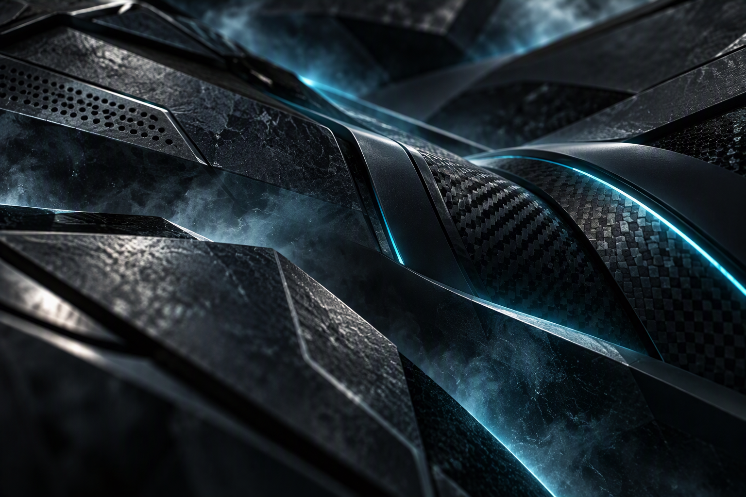 Abstract advanced technology composition